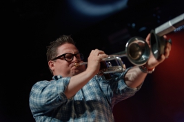 Kasper-Tranberg-trumpet-during-the-concert-of-All-Too-Human-on-Warsaw-Summer-Jazz-Days-2019-StodoÅ