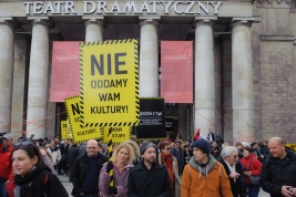 Protests-artystow-Nie-oddamy-wam-kultury-Warszawa-20161008